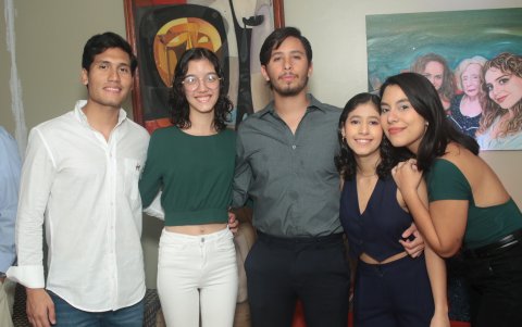 Jean Paul Franco, María Luisa Robles, Juan Diego Ugarte, María del Mar Ugarte y María Gracia Llorente.