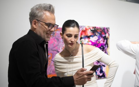 Gabriel Ruiz y Doménica Borges.