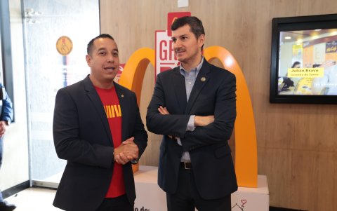 Fredy Cambal y Miguel Ángel González.