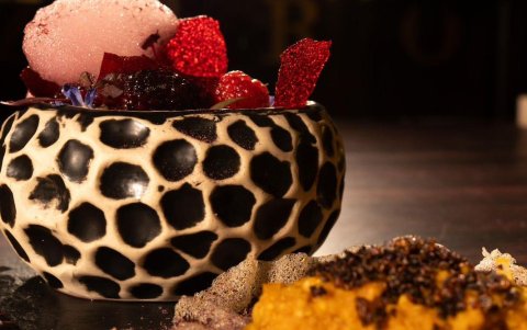 Restaurante. Uno de los platos que prepara Zero Lab.