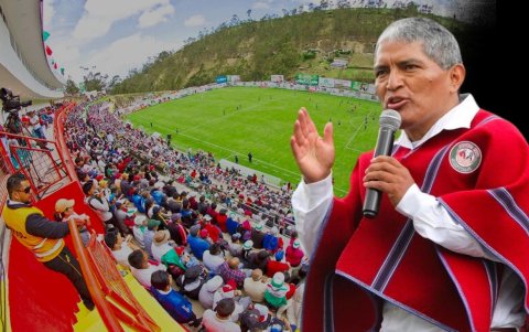 Luis Chango es presidente de honor de Muhuc Runa.