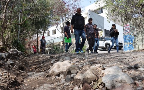 El Chaquiñán es el único sendero natural en la parroquia. Con los años se ha vuelto inseguro y peligroso, dicen los vecinos.