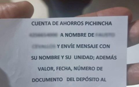 Évidencia de la Fiscalía en el caso Pico y Plata.