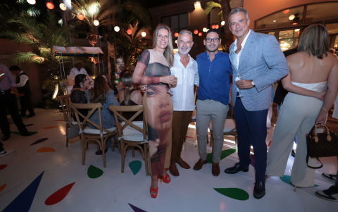 Sandrine de Reyes, Daniel Muñoz, William Muriel y Samuel Reyes.