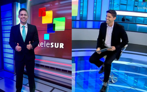 José Daniel López incursionó en Telesur como presentador de noticias y del segmento deportivo.