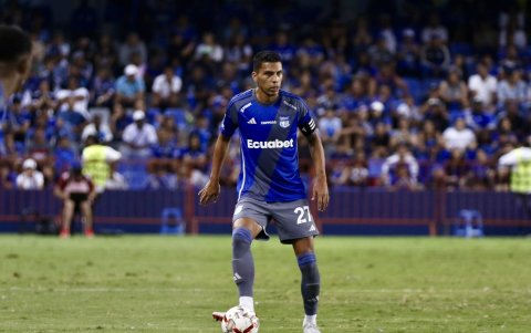 Luis Fernando León ha actuado en todos los partidos con Emelec en la temporada 2024 de LigaPro, pero ahora se perderá el resto de la fase 2