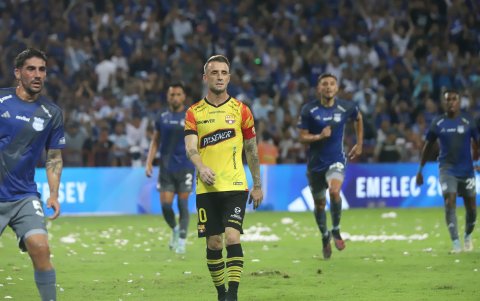 Damián Díaz en 2024 con Barcelona solo alcanzó a disputar el Clásico del Astillero jugado en el Capwell