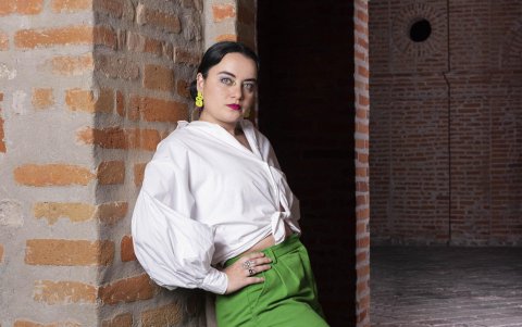 La diseñador viajó a Japón donde se especializó en el kimono casual contemporáneo.