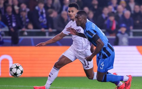 Joel Ordóñez fue titular en el Brujas ante Aston Villa