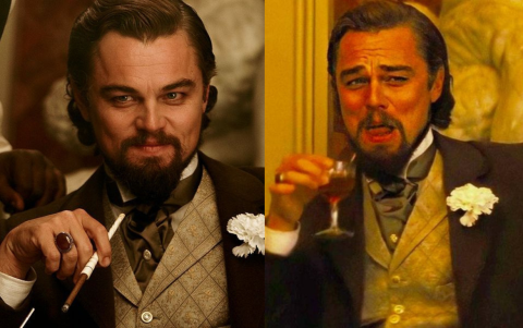 DiCaprio es el antagonista en Djando desencadenado, de donde surge un meme popular en redes sociales.