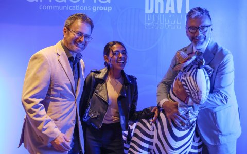 David Yépez, Micaela Palacios y Patricio Borja.