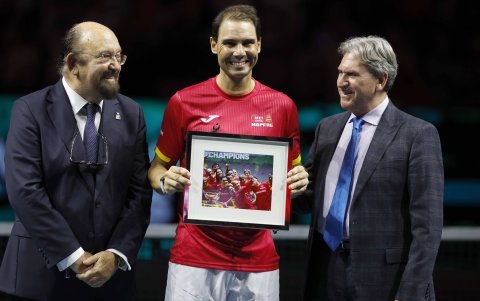 Nadal fue condecorado por la Federación Internacional, la Española y la ATP.