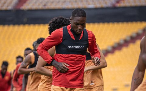 Los jugadores de Barcelona en el entrenamiento de este jueves 21 de noviembre.