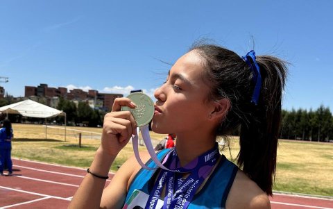 Valentina Paredes va con ganas y fe de medallas.