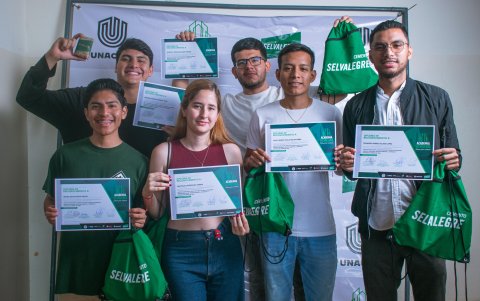 Parte delos estudiantes.