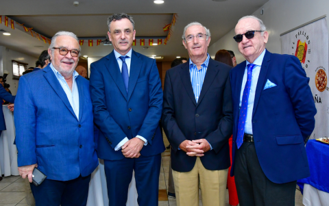 Rodrigo Bustamante, Pedro Sanz, Juan Marcet y Andrés Collao.