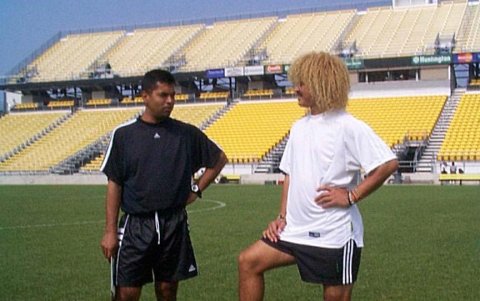 Merlin Villagomez y Carlos Valderrama uno de los cracks a nivel mundial.