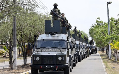 Medida. El presidente Daniel Noboa dispuso que más de 2000 militares se sumen a las tareas de seguridad en El Oro una de las provincias con mayores casos de violencia criminal