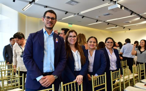 Carlos Noboa, Adriana Bodero, Kerly Briones y María Fernanda Reyes.