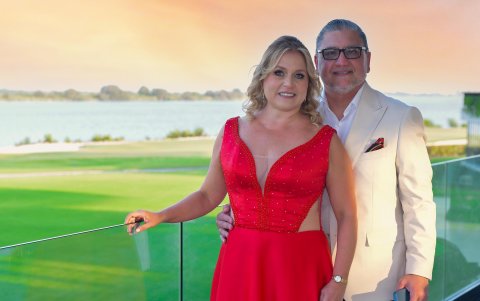 Camila Peña y su esposo, Danilo Medina. 

AG-EXPRESIONES