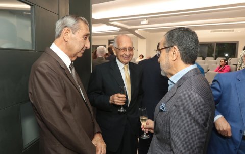 Guillermo Villacrés, Alberto Rigail y Alfredo Santos.