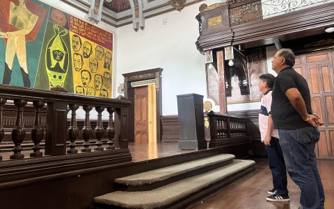 Varias áreas del interior de la Casona Universitaria se encuentran en mantenimiento. Los espacios más emblemáticos ya han sido intervenidos. Este sitio guarda también la historia de la ciudad.