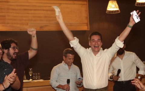 Marcelo Varas elegido el compañero que alegra el día con su buen humor.