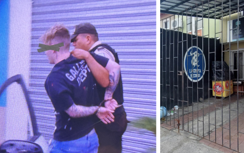 El hijo de la presentadora fue detenido en Mucho Lote 2.