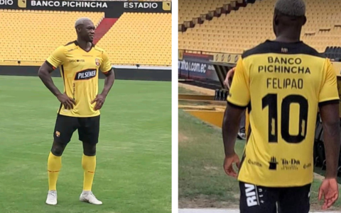 Felipe Caicedo es el refuerzo estrella para la delantera de Barcelona SC.