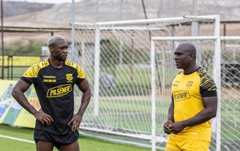 Felipe Caicedo y Segundo Castillo en la pretemporada.