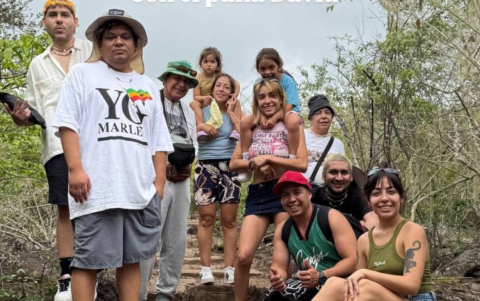 María Becerra en Galápagos.