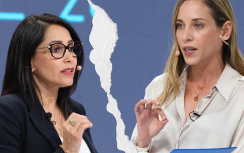 Luisa González y Andrea González son las únicas mujeres candidatas a la Presidencia de la República.