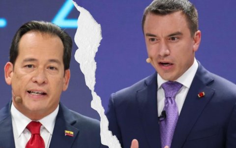 Henry Cucalón cuestionó la pregunta que le formuló Daniel Noboa.