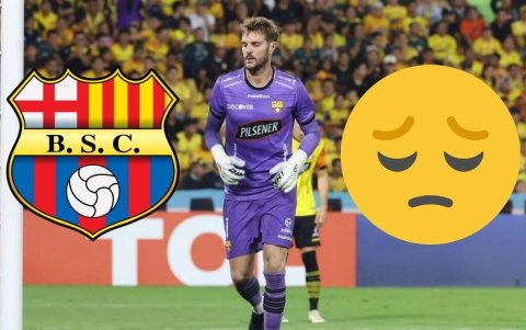 Javier Burrai y su último partido en Barcelona SC fue en diciembre del 2024.