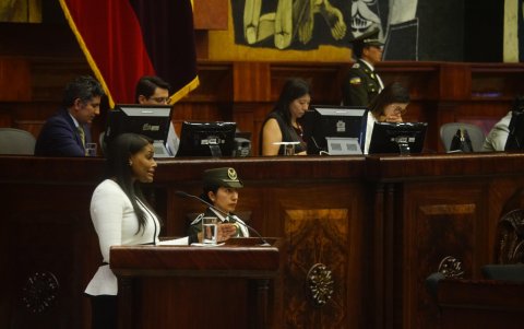 La permanencia de Diana Salazar en la Fiscalía peligró en varias ocasiones por acciones de fiscalización de la Asamblea y el CPCCS.
