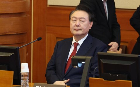 Fotografía de archivo en donde se ve al presidente de Corea del Sur, Yoon Suk-yeol.