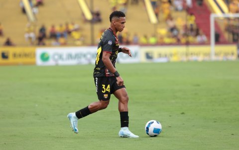Jandry Gómez, ofensivo del Barcelona SC.