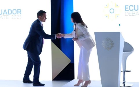 Daniel Noboa y Luisa González ya se enfrentaron en 2023.