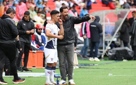 Pablo Sánchez, DT de Liga de Quito, apunta a mejorar la ofensiva.