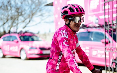 Richard Carapaz es uno de los favoritos en la Tirreno Adriático.