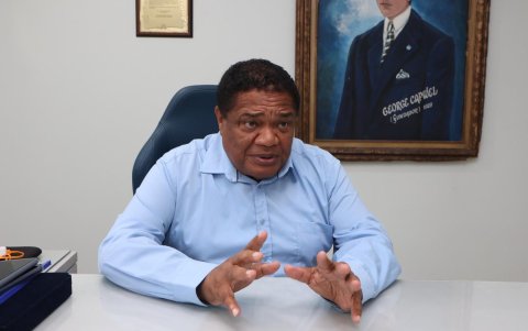 Jorge Guzmán, presidente de Emelec.