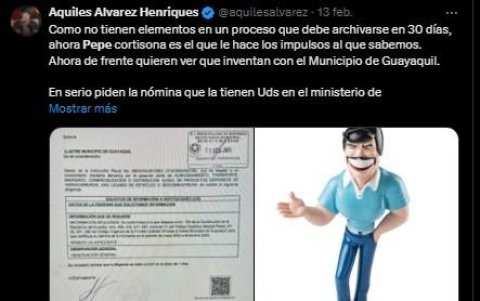 La publicación contra De la Gasca