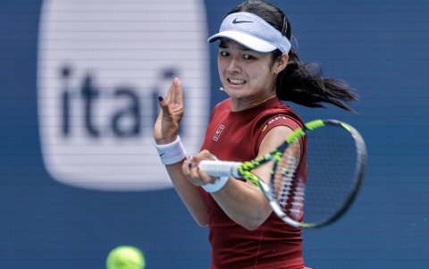 Alexandra Eala no pudo llegar a la final del Abierto de Miami.