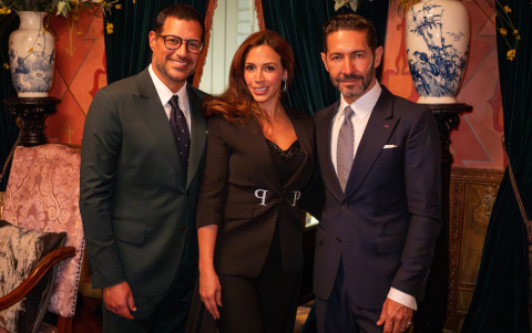 Giancarlo Colón de Moscoso, María Gracia de Tapia y Gustavo Moscoso.