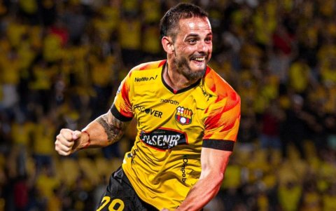 Octavio Rivero el hombre gol de Barcelona SC.