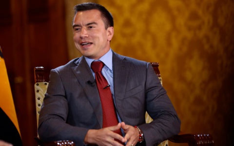 Daniel Noboa, presidente de Ecuador.