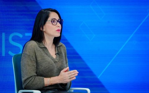 La candidata presidencial de la Revolución Ciudadana, Luisa González.