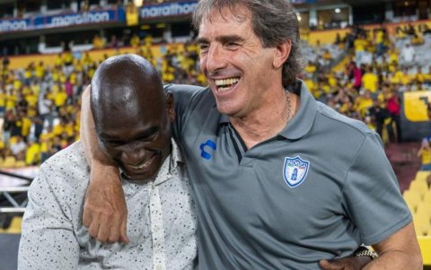 Guillermo Almada y Segundo Alejandro Castillo se reencontraron.