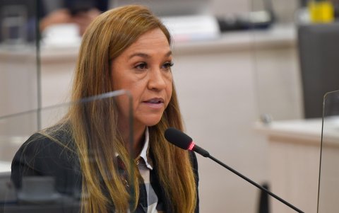 Cristina López podría ser la carta del grupo de ediles que más ha cuestionado a Muñoz. Representa a la Alianza UIO.