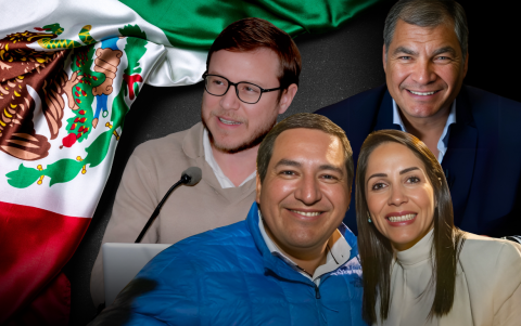 Para el gobierno de México, los correístas Rafael Correa, Luisa González, Andrés Arauz son perseguidos por la Fiscalía de Ecuador, como Augusto Verduga.